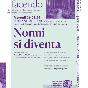 "Nonni si diventa": appuntamento formativo per la cittadinanza